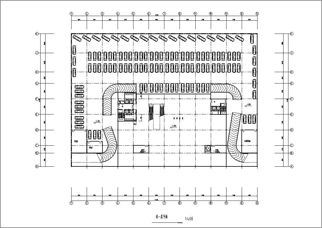 5套商务办公楼建筑设计施工图CADcad施工图下载【ID:149945119】