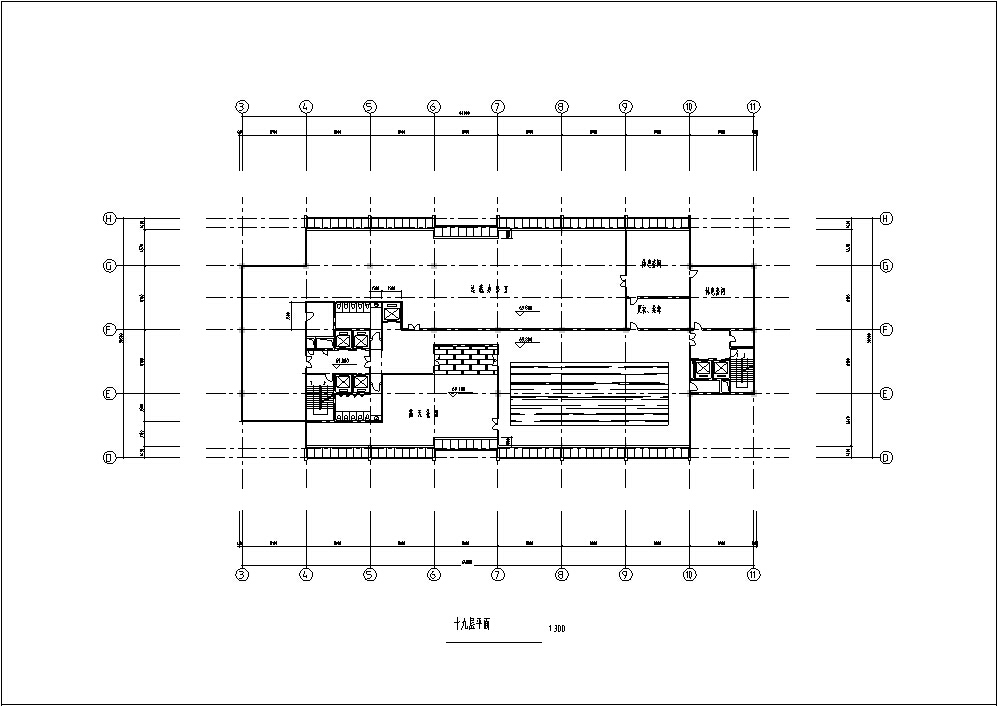 5套商务办公楼建筑设计施工图CADcad施工图下载【ID:149945119】