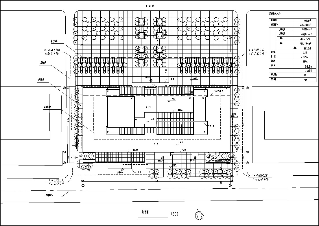 5套商务办公楼建筑设计施工图CADcad施工图下载【ID:149945119】