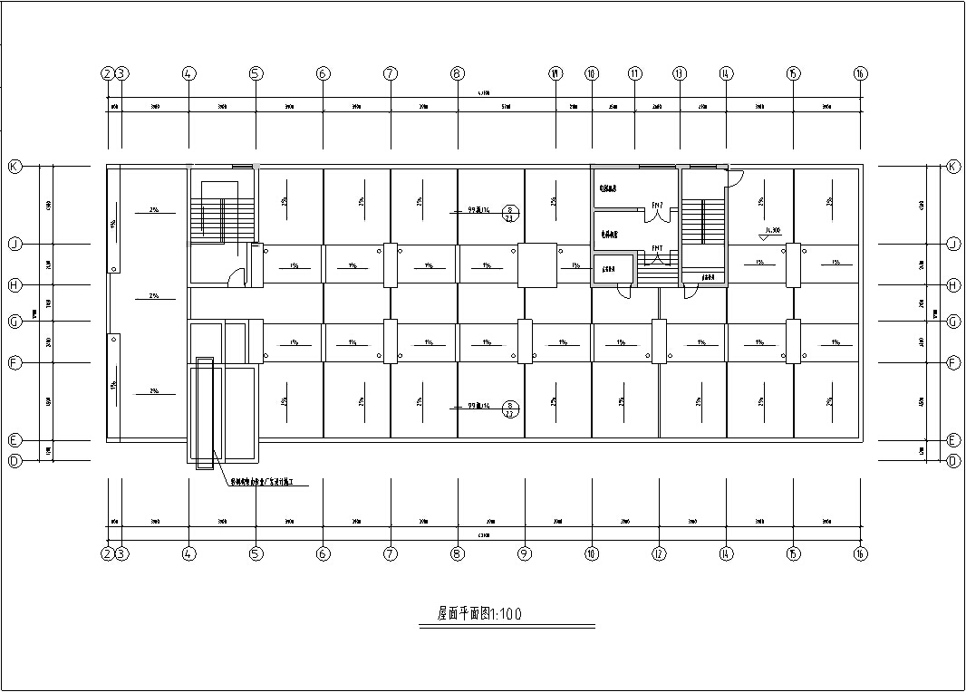 5套商务办公楼建筑设计施工图CADcad施工图下载【ID:149945119】