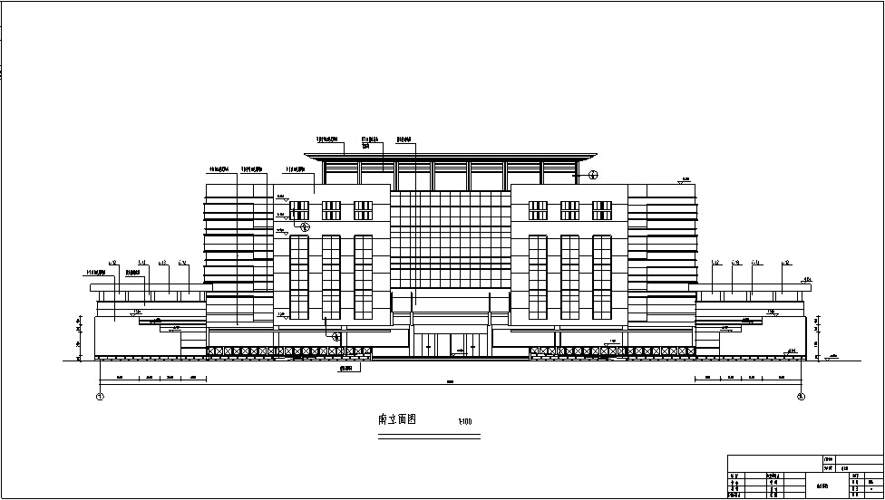 5套商务办公楼建筑设计施工图CADcad施工图下载【ID:149945119】