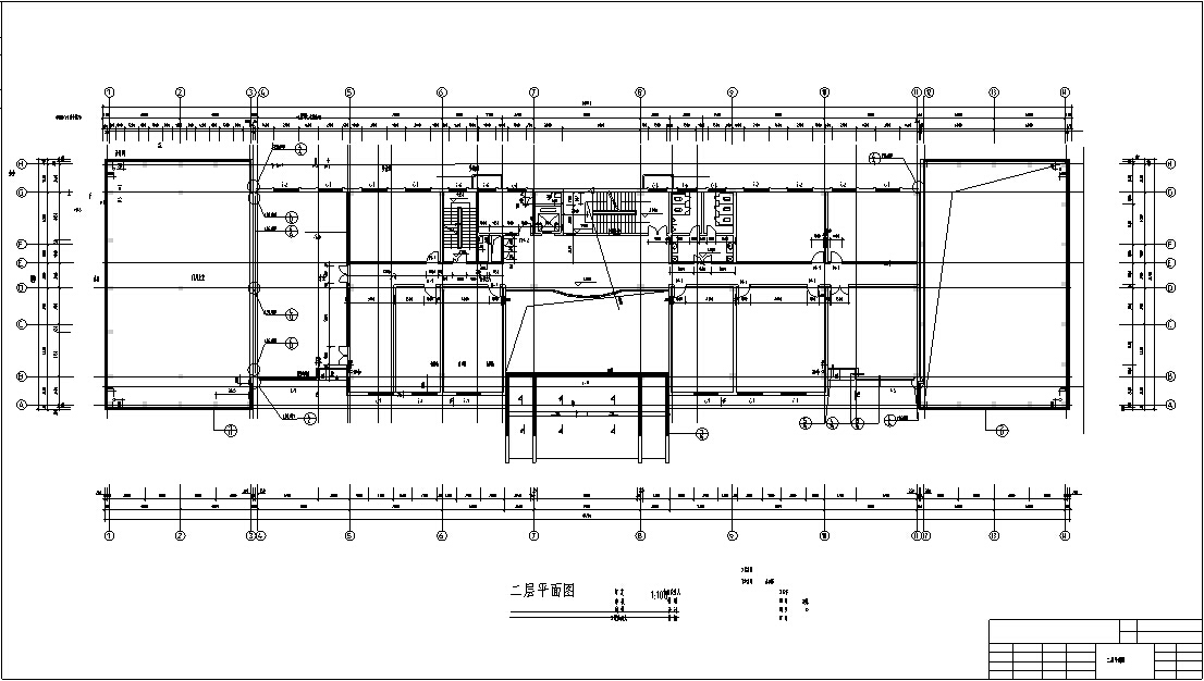 5套商务办公楼建筑设计施工图CADcad施工图下载【ID:149945119】