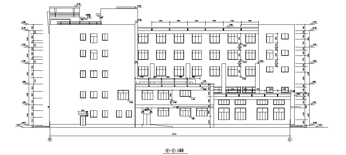 5套商务办公楼建筑设计施工图CADcad施工图下载【ID:149945119】