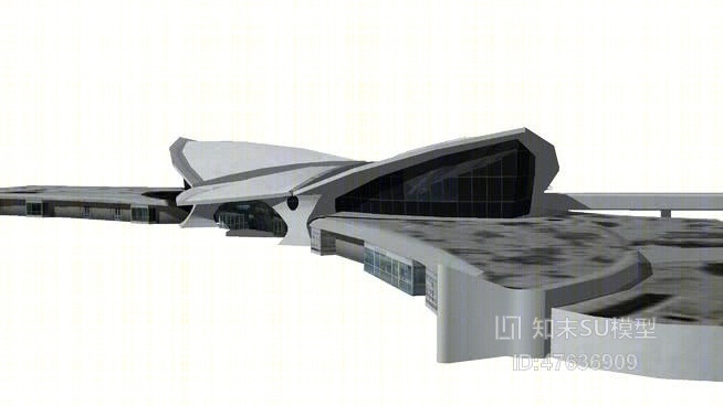 艺术风格建筑SU模型下载【ID:47636909】