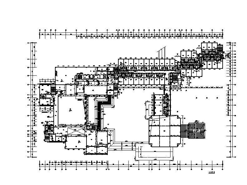 [江西]高层新中式风格高级滨湖旅店建筑施工图cad施工图下载【ID:151527155】