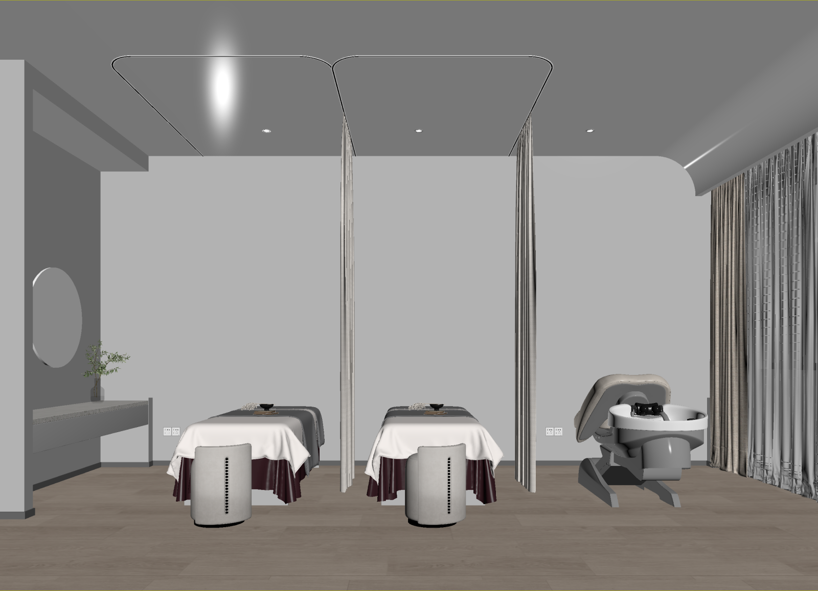 现代美容院3D模型下载【ID:1215012811】