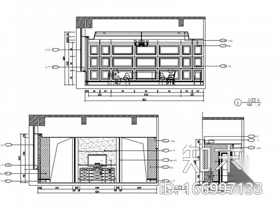 [内蒙古]高档欧式风格酒店会所餐厅大堂装修CAD施工图（...cad施工图下载【ID:166997133】