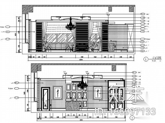 [内蒙古]高档欧式风格酒店会所餐厅大堂装修CAD施工图（...cad施工图下载【ID:166997133】