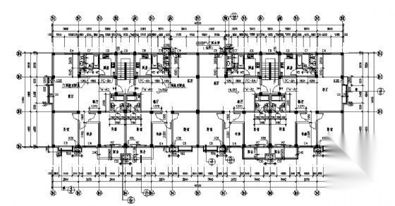 某六层住宅楼建筑施工图cad施工图下载【ID:149573173】