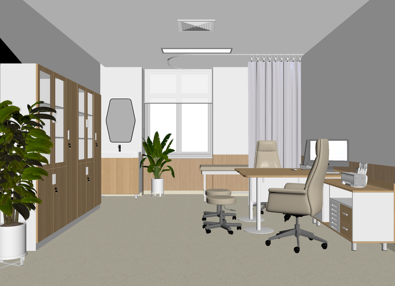 现代办公室3D模型下载【ID:1215081184】
