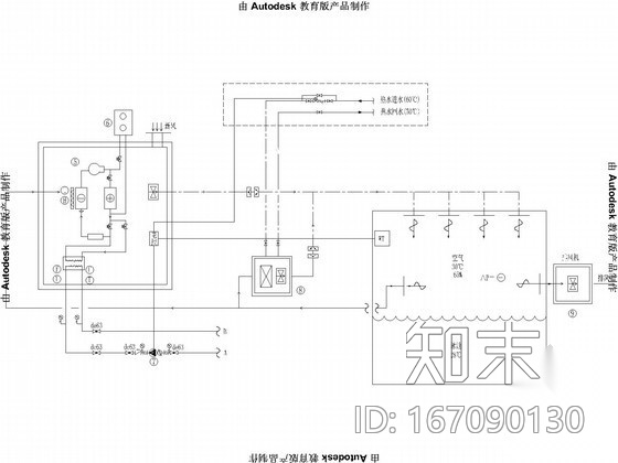 [天津]室内游泳池水处理方案设计图纸cad施工图下载【ID:167090130】