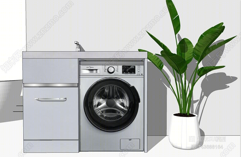 现代家用电器SU模型下载【ID:743688164】