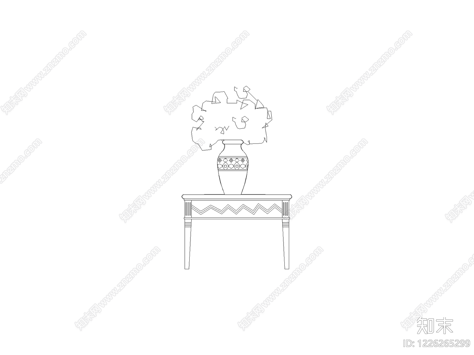摆件CAD图纸