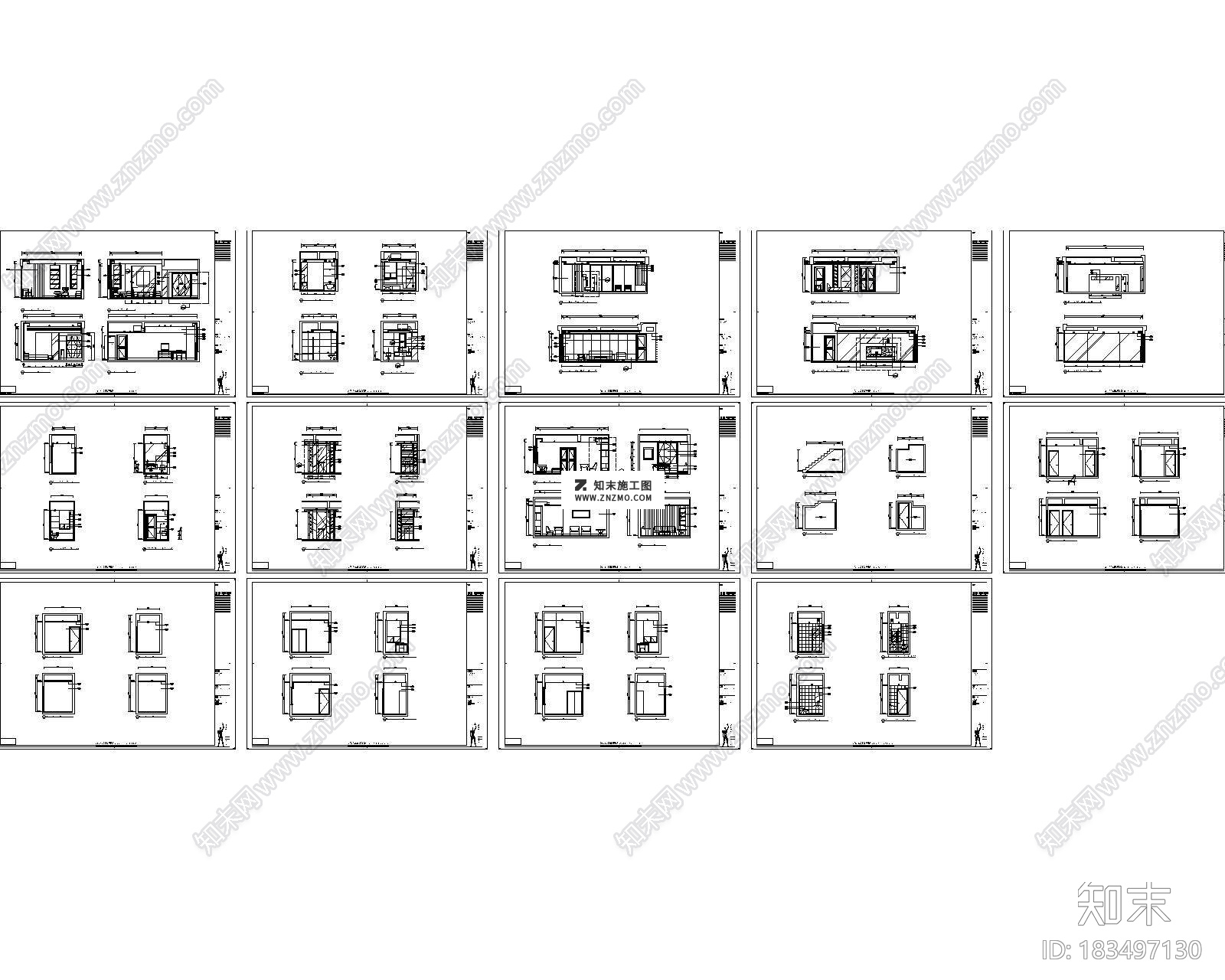 中山凯茵新城House施工图下载【ID:183497130】