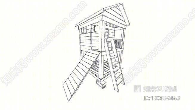 儿童剧场SU模型下载【ID:130839445】