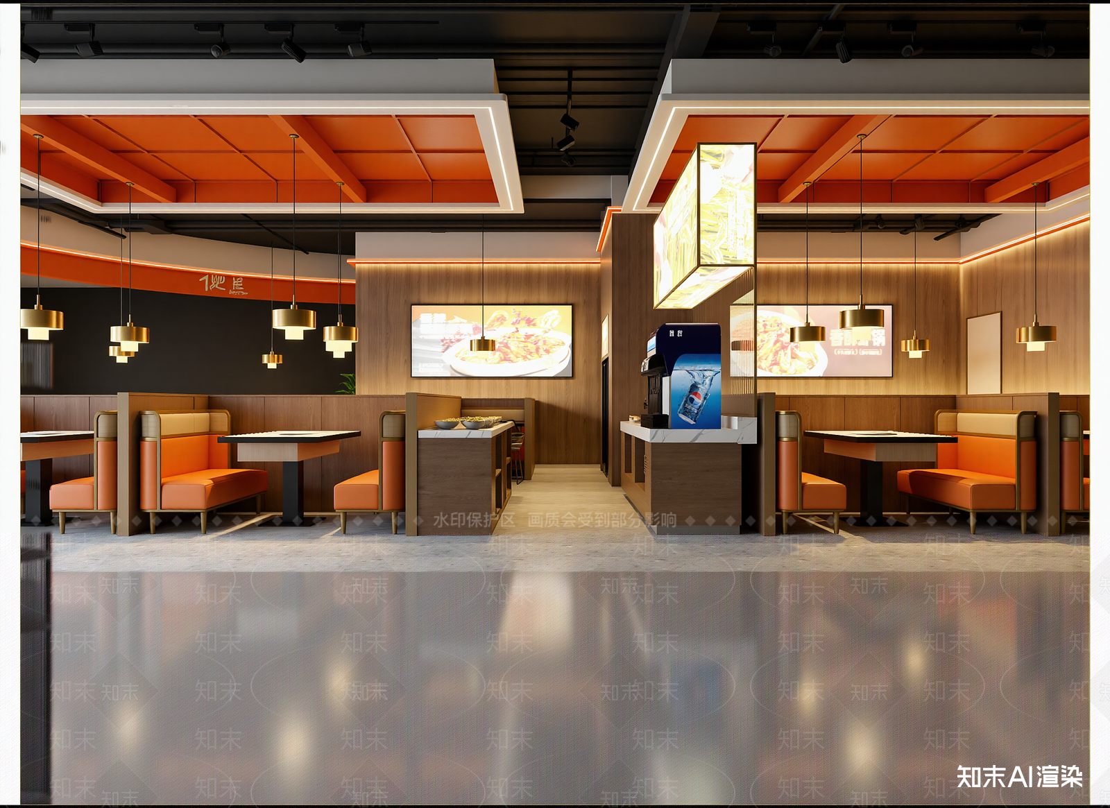 现代快餐店3D模型下载【ID:1214553542】