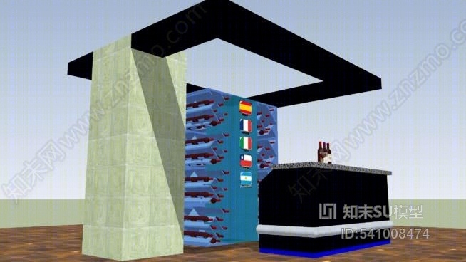 3D型葡萄酒厂SU模型下载【ID:541008474】