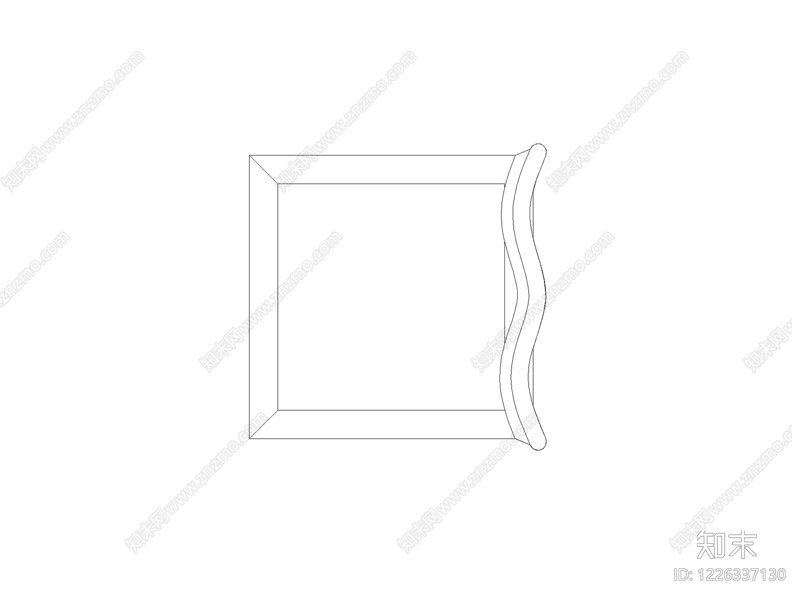 现代装饰线条CAD图纸