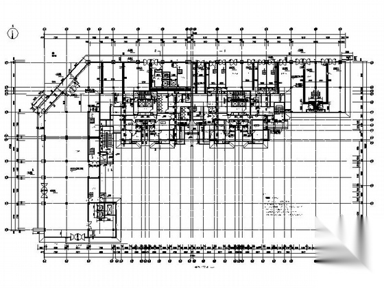 [西安]现代高层住宅带底商建筑施工图cad施工图下载【ID:167491197】