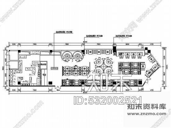 施工图福州385㎡知名火锅连锁店室内装修图含效果施工图下载【ID:532002521】
