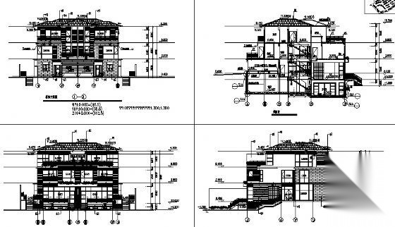 丹堤A区9、10、20号楼建筑施工图cad施工图下载【ID:166714176】