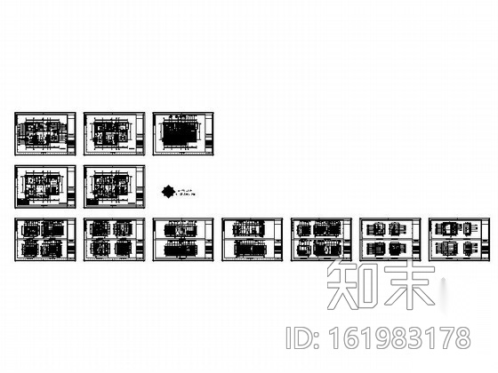 公寓式酒店客房装修图Ⅲcad施工图下载【ID:161983178】