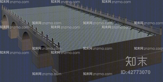 小桥143D模型下载【ID:42773070】