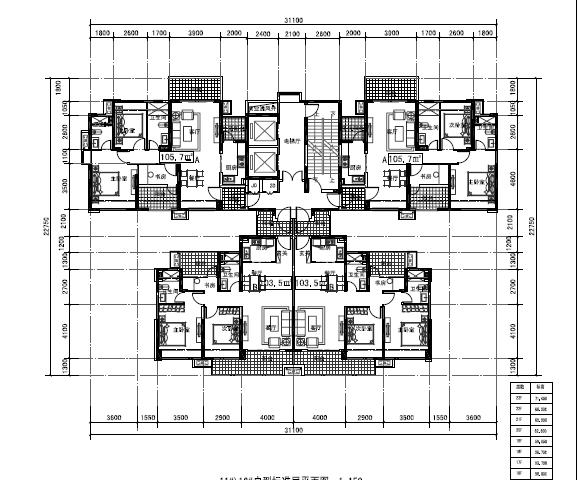 [广东]高层现代风格塔式住宅楼建筑设计方案文本cad施工图下载【ID:167356186】