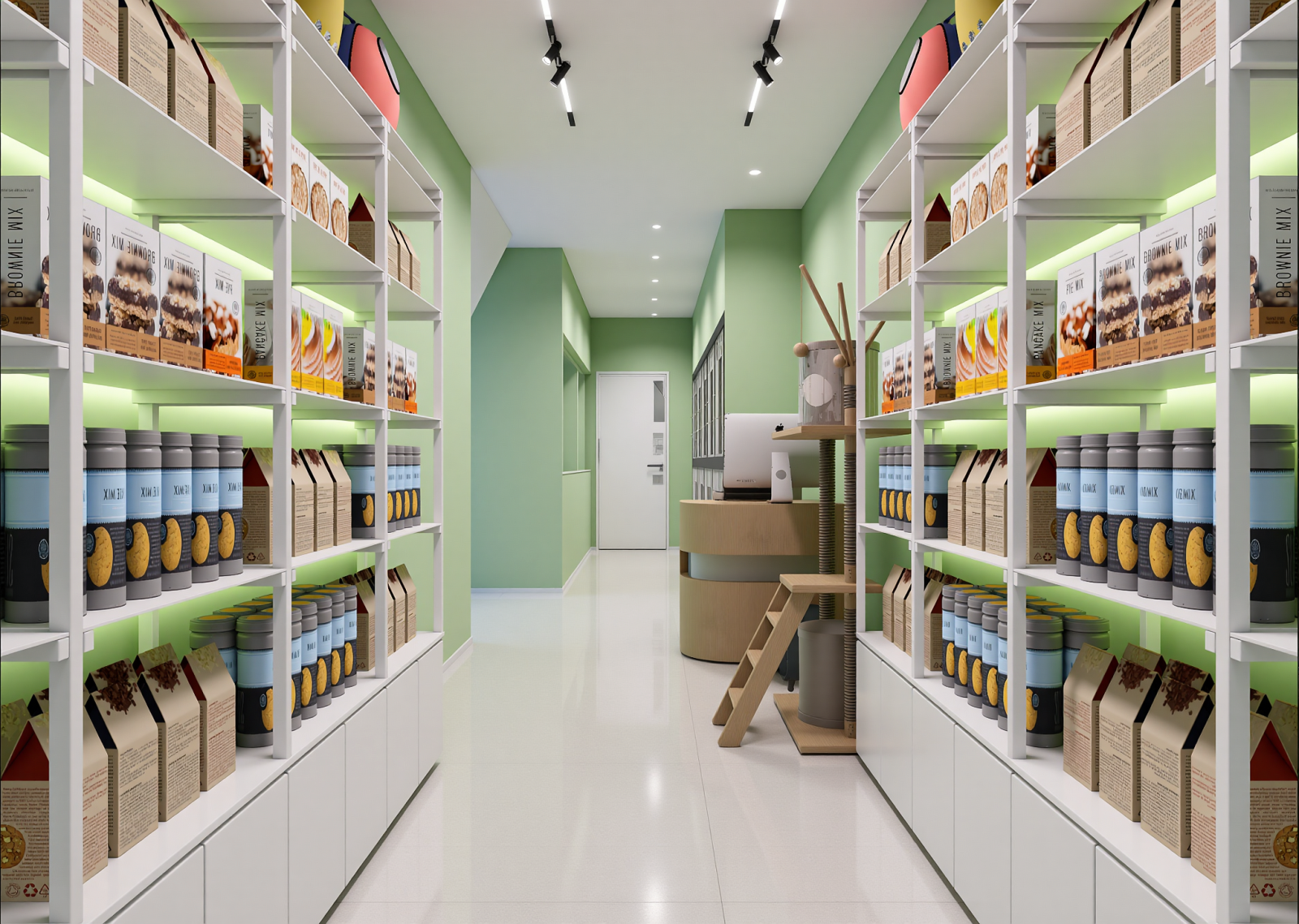 现代零食店3D模型下载【ID:1215093667】