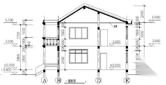 某二层小别墅建筑方案图4施工图下载【ID:149913138】