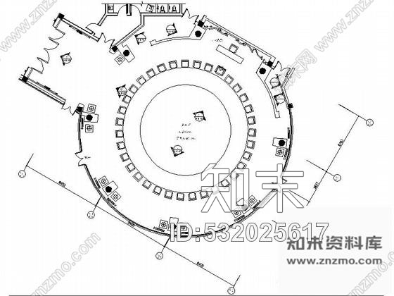 施工图东莞五星级商务酒店现代宴会厅CAD装修施工图含效果施工图下载【ID:532025617】