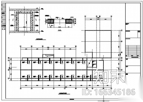 某9层剪力墙结构改建为酒店图纸cad施工图下载【ID:166345186】