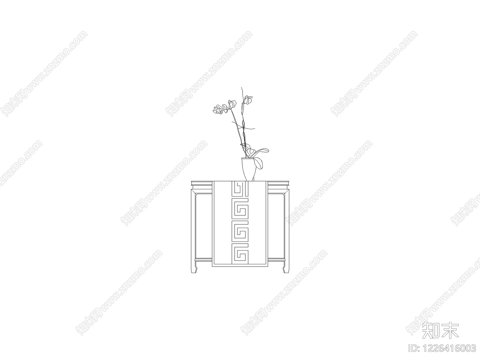 柜子平立面cad施工图下载【ID:1226416003】