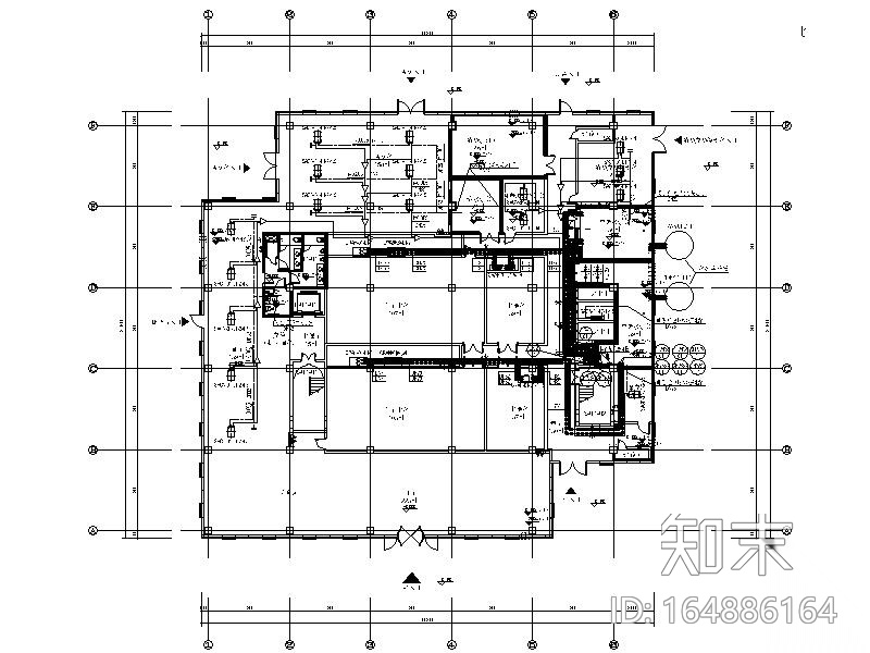 湖南云计算数据中心机房冷热源设计施工图cad施工图下载【ID:164886164】