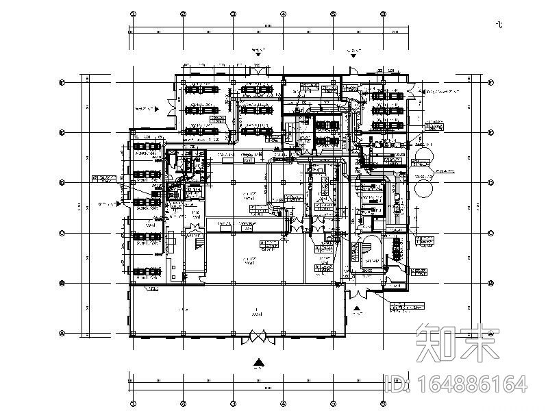 湖南云计算数据中心机房冷热源设计施工图cad施工图下载【ID:164886164】