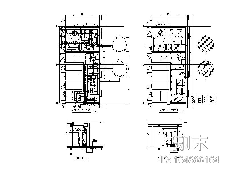 湖南云计算数据中心机房冷热源设计施工图cad施工图下载【ID:164886164】