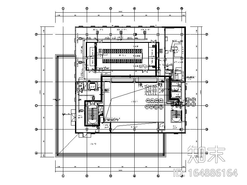 湖南云计算数据中心机房冷热源设计施工图cad施工图下载【ID:164886164】