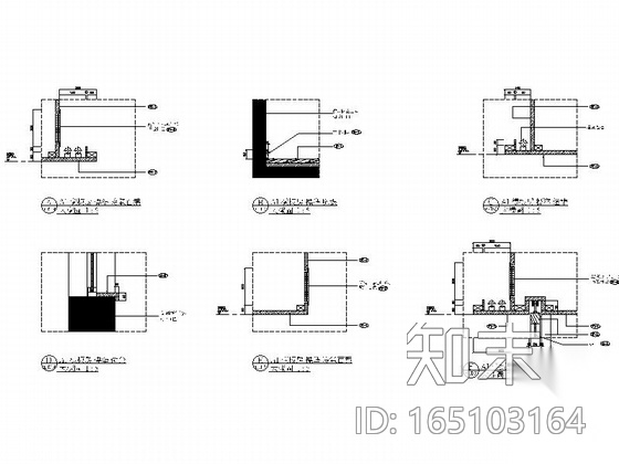 [上海]现代风格酒店式公寓样板房装修施工图施工图下载【ID:165103164】