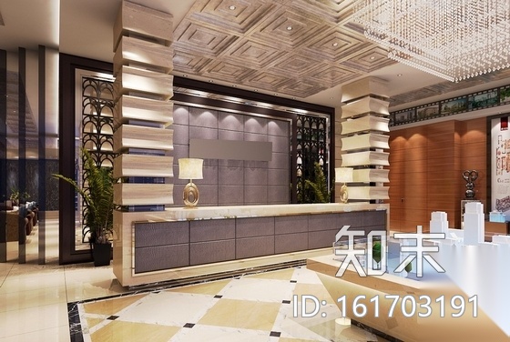 原创时尚现代售楼部装修图（含效果）cad施工图下载【ID:161703191】
