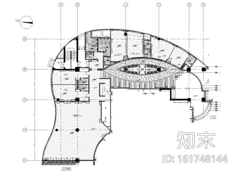 北京五星酒店中餐厅装修CAD施工图cad施工图下载【ID:161748144】