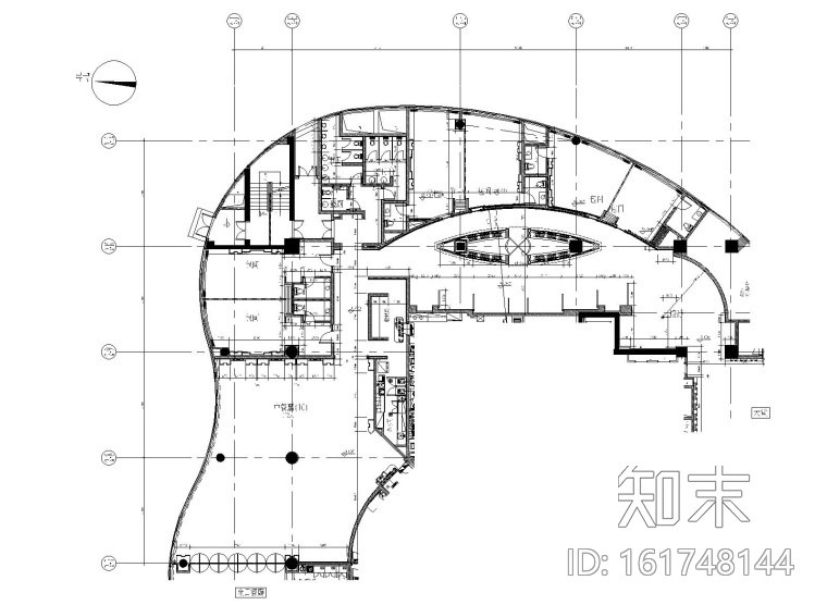 北京五星酒店中餐厅装修CAD施工图cad施工图下载【ID:161748144】