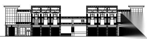 某三层沿街店铺建筑施工图cad施工图下载【ID:151497154】