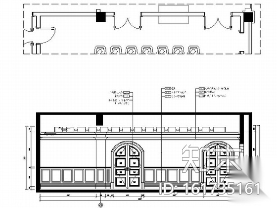 [江苏]某花园小区售楼处室内装修施工图cad施工图下载【ID:161735161】