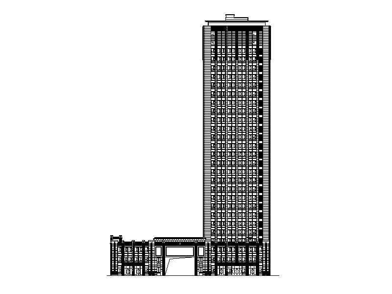 [浙江]超高层办公大楼绿色建筑设计施工图施工图下载【ID:151637180】