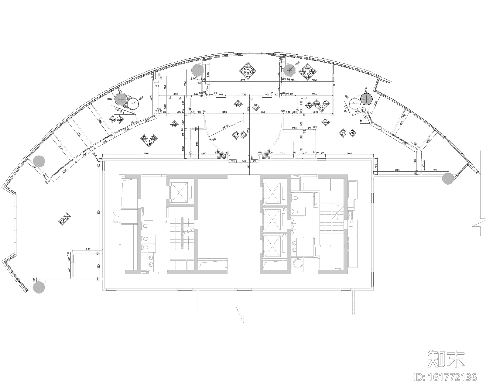 Raffles办公室室内装修设计施工图+概念设计施工图下载【ID:161772136】