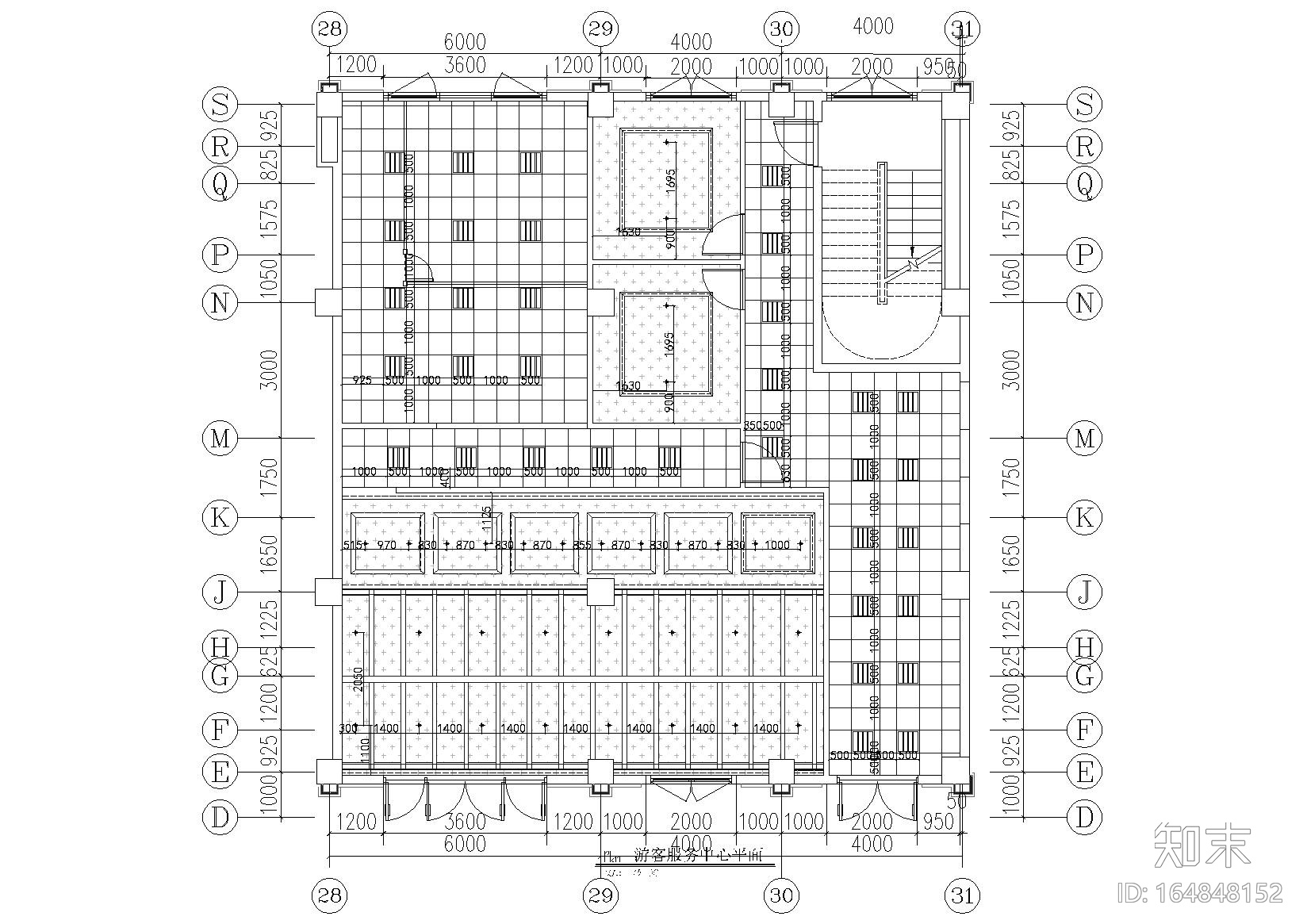 [昆明]古滇欢乐世界游客中心室内设计施工图cad施工图下载【ID:164848152】