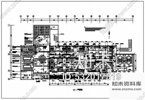 施工图五星级会所茶吧装修图cad施工图下载【ID:532017519】