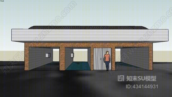 PS洗车SU模型下载【ID:434144931】