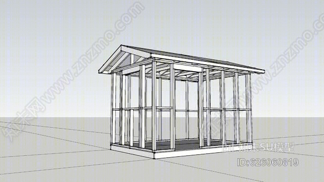 8’×12’棚SU模型下载【ID:626060819】