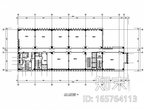 重庆大学出版社大楼外墙工程施工图（143系列cad施工图下载【ID:165764113】